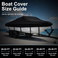 Boat cover 20-22 feet open box