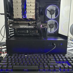 Gaming pc intel i7-12700kf. Rtx 3080, 32 gb ram, nvme, wifi, keyboard and mouse 