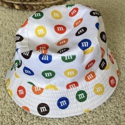 M&M's Sweet Tour Bucket Hat Reversible One Size Adult new without tags 