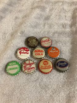 Vintage bottle caps