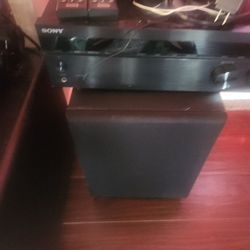 Sony Surround Sound Receiver And Speaker 