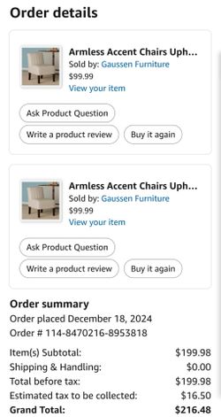 2 Accent Chairs