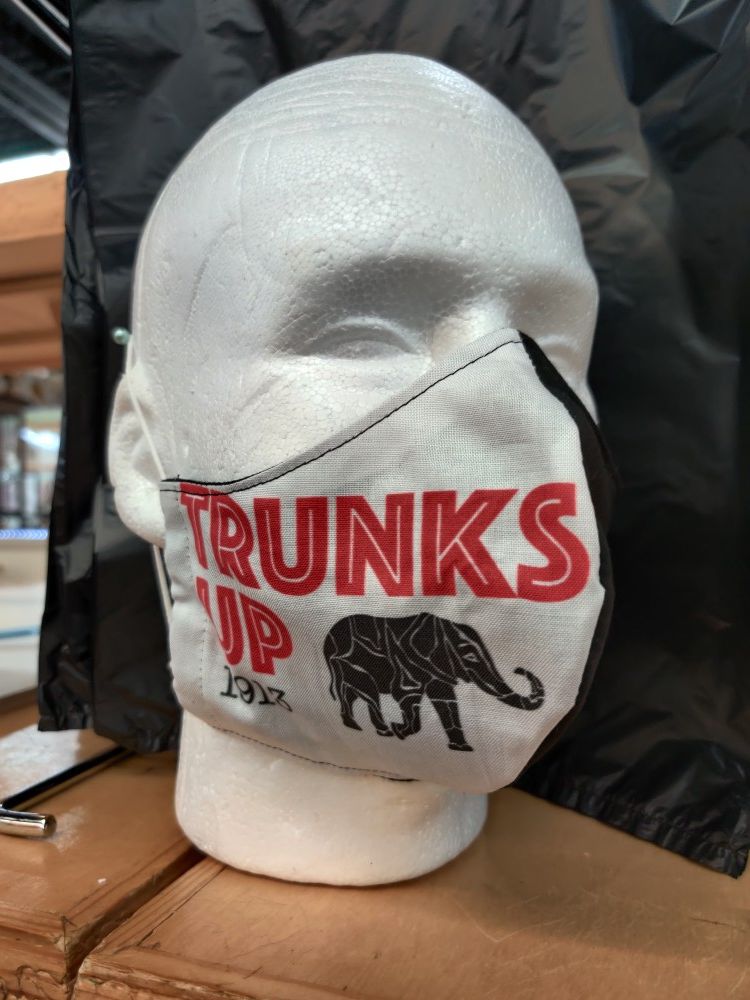 Trunks Up face covering