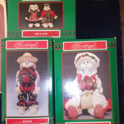 Assortment Of Christmas And Easter Dolls, Figurines, Snow Globes, Music Boxes, Decor, Etc