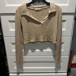 Sweater Crop Top L