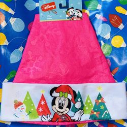 💕🎄⚫️💚❄️✨DISNEY MINNIE MOUSE HOT PINK💕💕GRAPHIC DESIGNED CHRISTMAS SANTA HAT⚫️💕🎄❄️✨