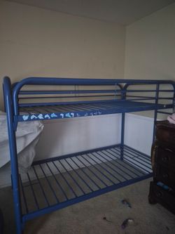 Blue Bunk Beds