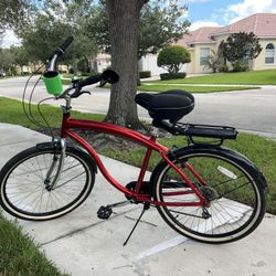 25” Bicycle Cruiser Red Good Condition