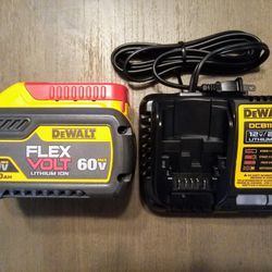 DeWalt 60V Flex Volt 12Ah Battery & Charger 