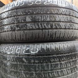 MATCHING PAIR (2) BRIDGESTONE 265 50 20 TIRES !!!
