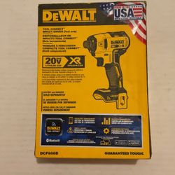 Brand New Dewalt XR Brushless 20 Volts Tool Connect Impact Driver ( Tool Only ).     160 Firm on Price.     160 Firme en Precio.