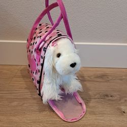 Dog And Carrier