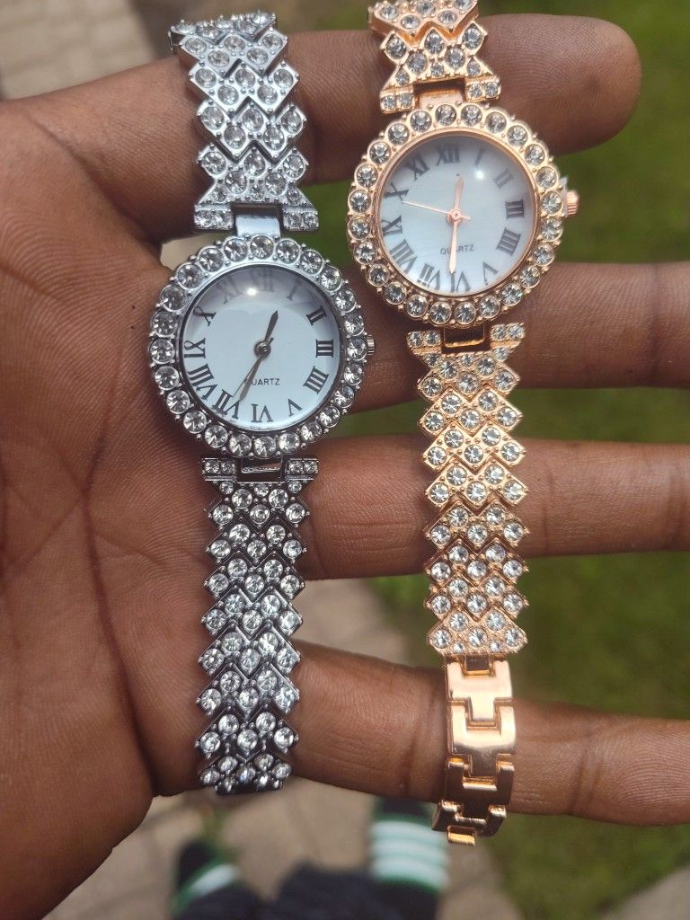 Women's Luxury Jewelry Watch Set 5pc