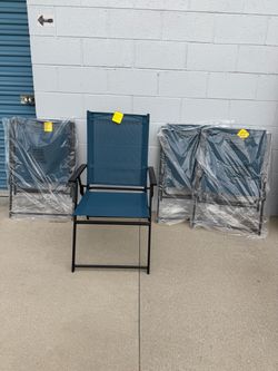Metal outdoor folding chair