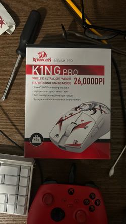 White Red Dragon Mouse