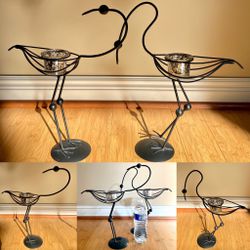 Unique Metal Art Tea Light Candle Holders (Home Decor)