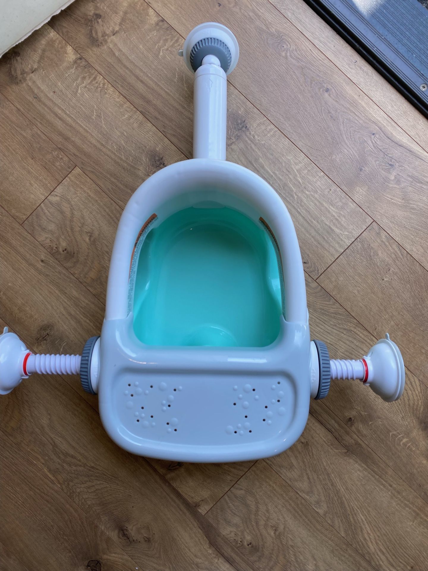 Summer by Ingenuity My Bath Seat for Sit-Up Baby Bathing, Sure & Secure Suction Cups, ASTM Safety Tested & Approved, Backrest for Assisted Sitting, Ea