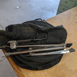 Snare drum case and stand