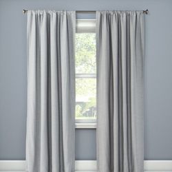Gray Blackout Curtain