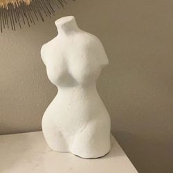 CB2 White Body sculpture