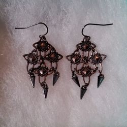 Goth Style Metal Earrings Aretes Cute