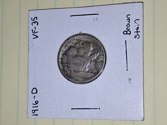 1916-D Buffalo Nickel VF-35 Grade