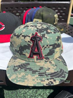 Los Angeles Angels Digital Camo Fitted Hat size 7 1/2