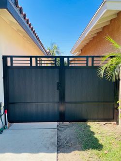 Wrought iron gates