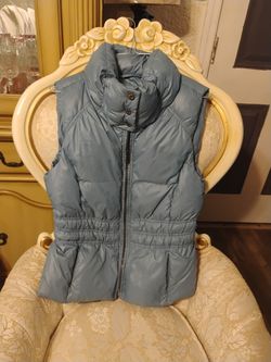 Chaleco de frio azul