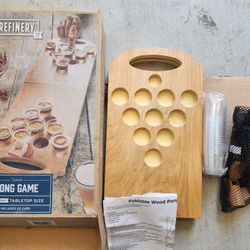 Refinery Foldable wood pong game