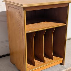 Record Turntable Stand - Side Table - Retro/Mid-century Style
