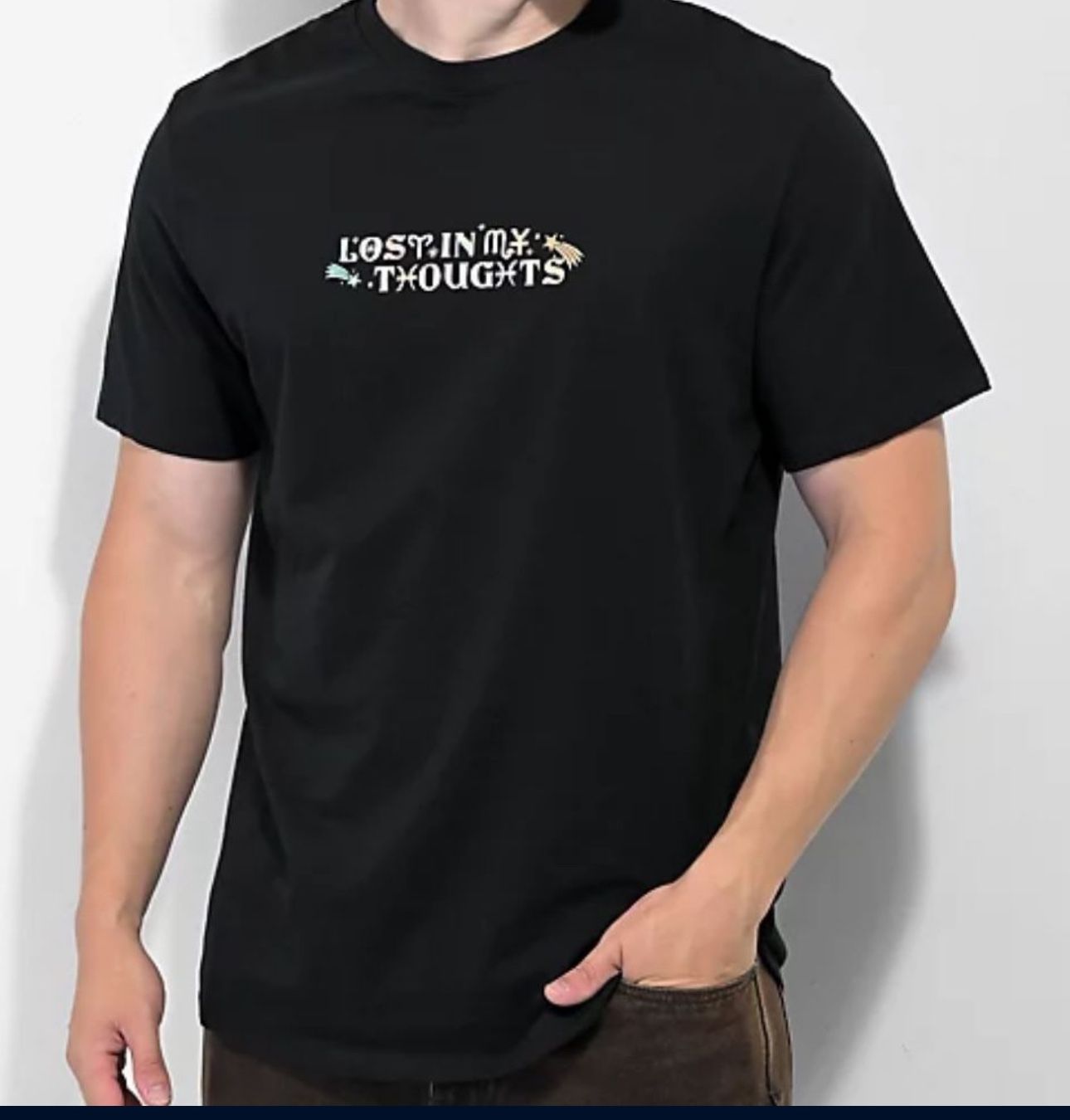 Vitriol Lost In my Thoughts Graphic Tee Mens Size XL