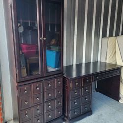 Bombay Desk And Tower Cabinet 