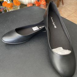 American Eagle Women's Clinton Black Ballet Flat 