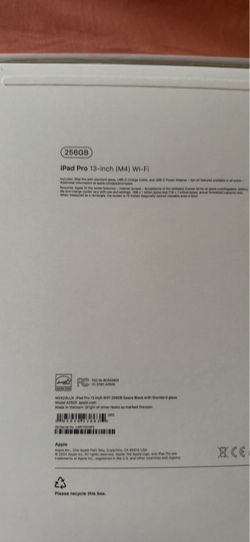 iPad Pro 13-inch (M4) 256GB
