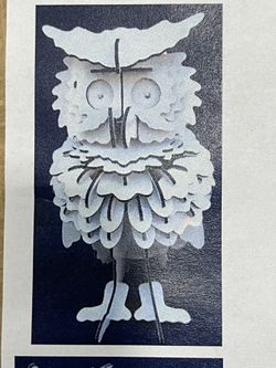 Corrugated Owl 18”