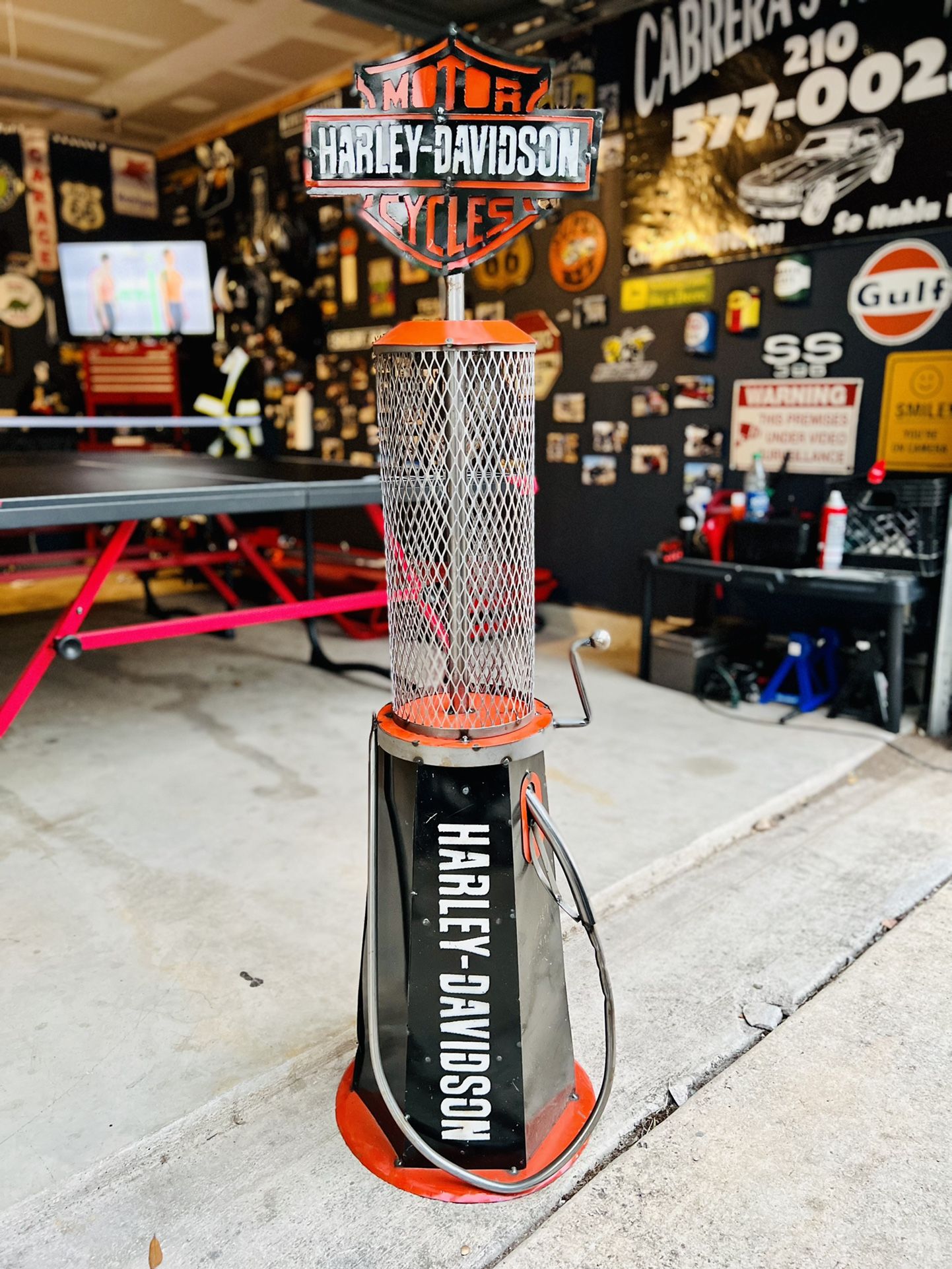 Custom made Vintage Gas Pump