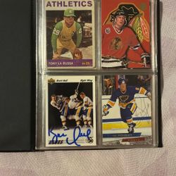 Hockey Cards Collection+ 36 Cards and Book