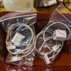 Assorted I. Phone Chargers And Cords