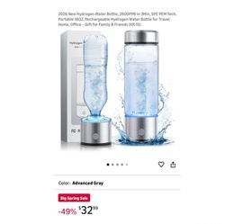 Brand new 2026 New Hydrogen Water Bottle