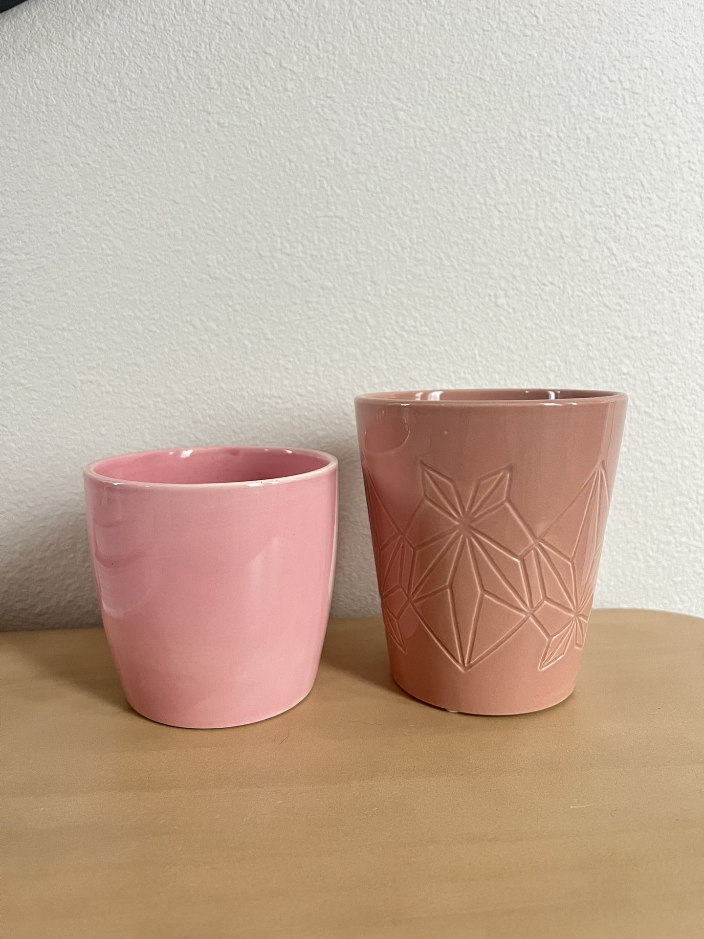 Pink Plant Pots