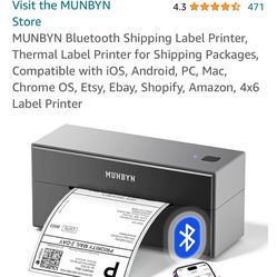 Munbyn Bluetooth Shipping Label 