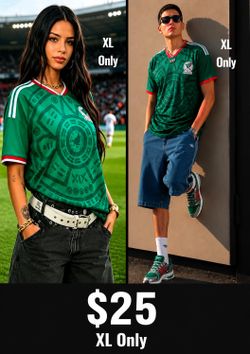 Mexico jersey  size XL only