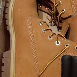 MEN WATERVILLE TIMBERLAND 6" INCH WATERPROOF TAN BOOTS IN ORIGINAL BOX SIZE 8M