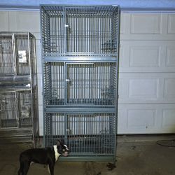 Extra Heavy Duty 3 Tiered California Parrot Bird Cage