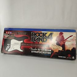 SEALED Mad Catz Rock Band 4 Wireless RED Fender Guitar Controller for PS4 