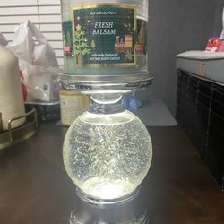 Snow Globe Candle Holder