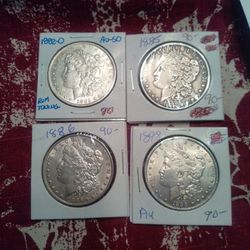 Silver Dollars $87 Each 