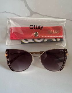 Quay Australia Glow Up Oversized 1212 Cat-Eye Sunglasses