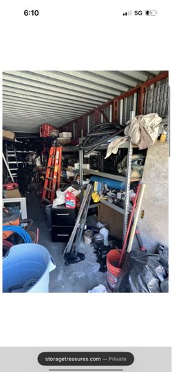 All tools from ladders to jackhammer to shelves